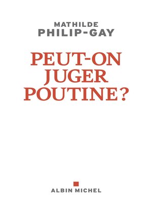 cover image of Peut-on juger Poutine ?